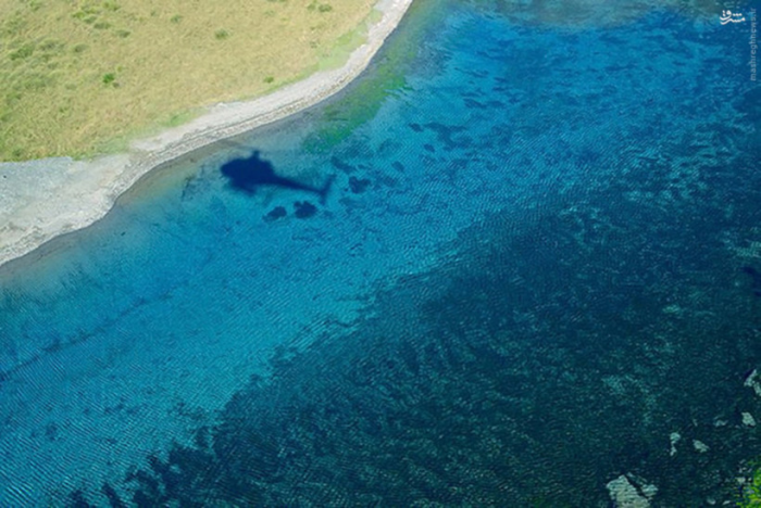 Это чистейшее озеро на Земле. Но ни в коем случае не заходите в воду!