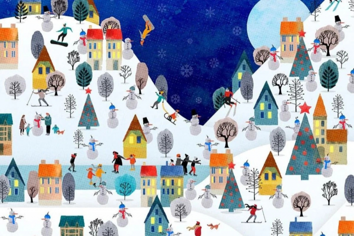 Найдите робота среди снеговиков: визуальная ловушка для глаз