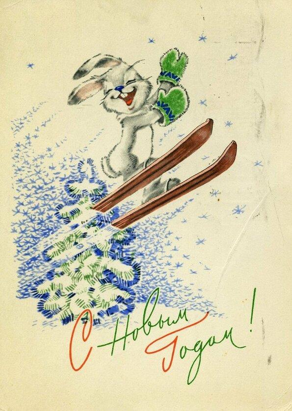 Лучшие открытки с Новым годом, те самые, советские, из детства