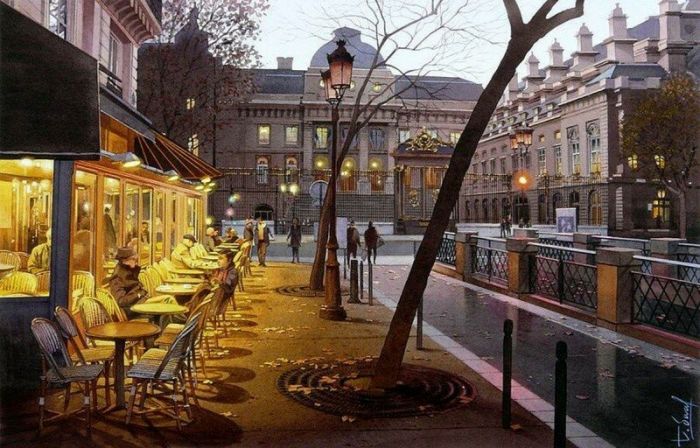 Художники, которые воспевают ритм большого города