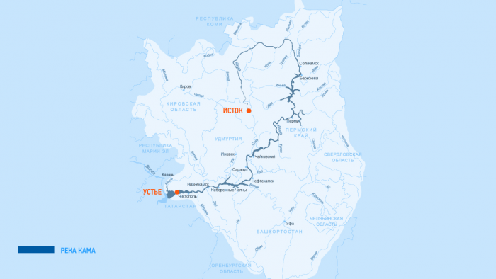 Кама: река, бросающая вызов Волге