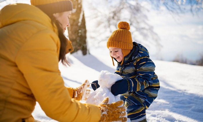 Как одевать ребенка от 0 до 7 лет на прогулку в мороз