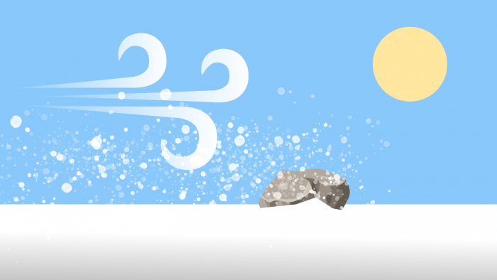 Заструги: как ветер вырезает снежные волны