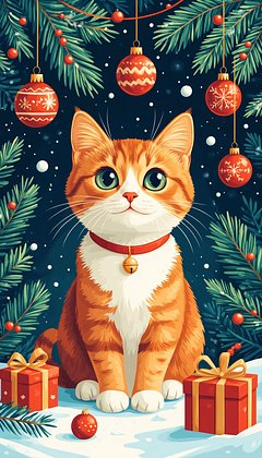 Новогодние обои на телефон. 80+ вертикальных картинок на заставку для праздничного настроения