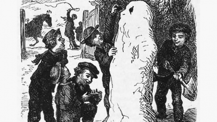 Откуда появился снеговик