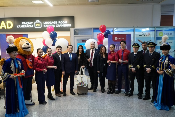 Первый рейс в Дубай авиакомпании FlyArystan вылетел из Актау