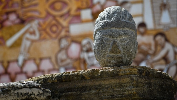 Археологи обнаружили в Мексике голову бога кукурузы