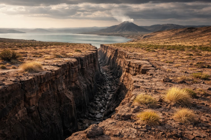 Засуха ускоряет раскол Африки, учёные нашли «педаль газа» для разлома