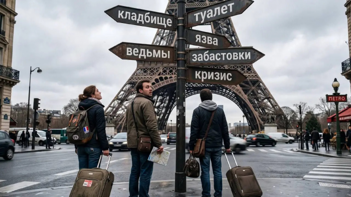 "Они там все с ума сошли?": Составлен путеводитель по Парижу для русских туристов – кладбище, туалет, ведьмы и язва
