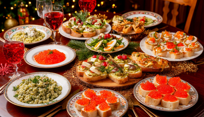 Новогодний стол – какие блюда надоели россиянам и с НАСТУПАЮЩИМ 2026 ГОДОМ!)