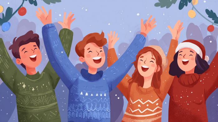 Будет весело и детям, и взрослым: лучшие новогодние игры и конкурсы
