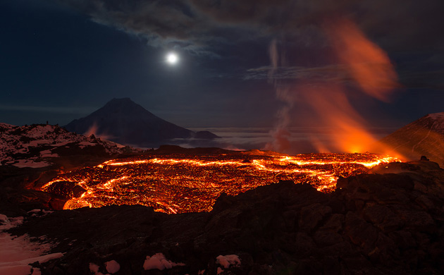 Вид на Помпеи