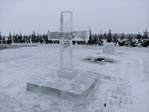 В Барнауле заканчивают строительство Крещенского городка. Фото