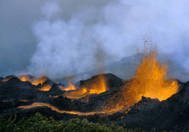 Вид на Помпеи