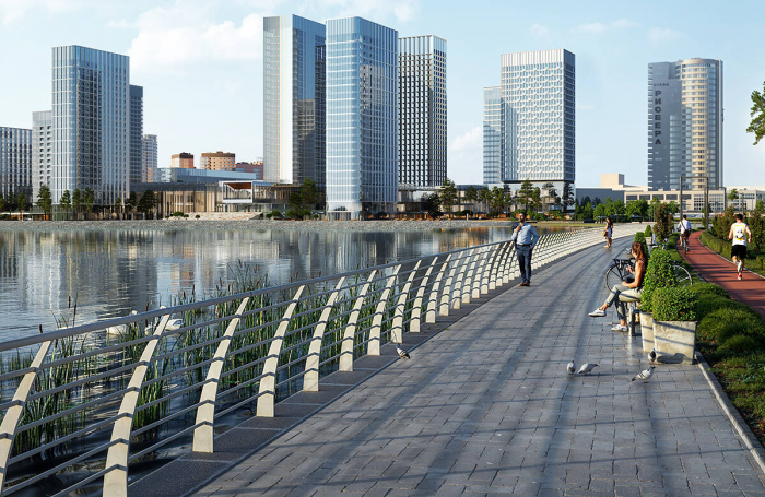 На Казанке появится новый район — с небоскребом, набережной и яхтенной мариной