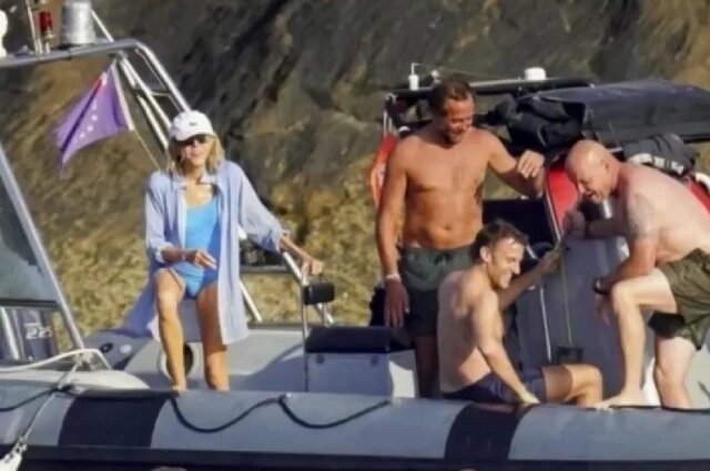 Опасный ракурс: на фото Брижит Макрон в купальнике нашли странную деталь