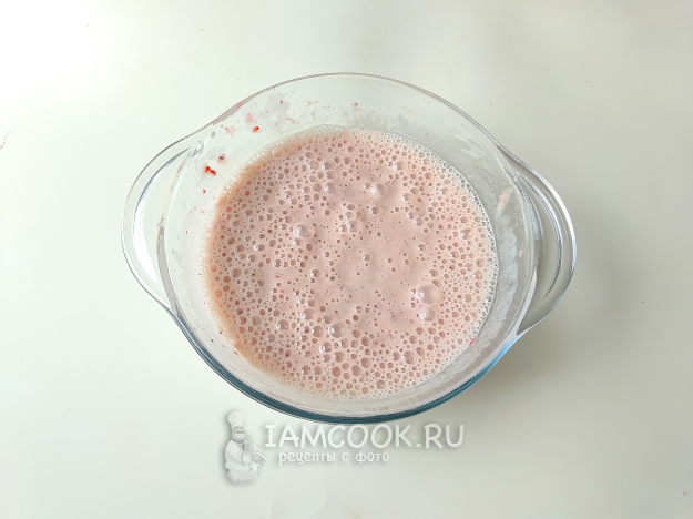 Венские вафли с бананом и клубникой