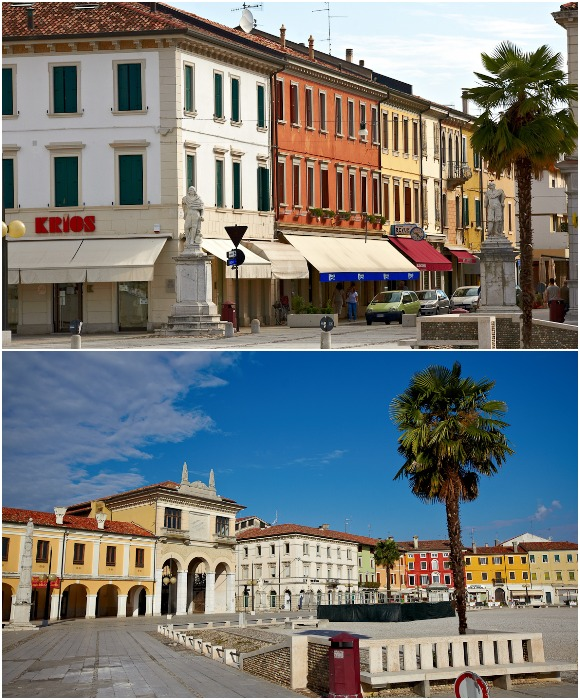 Средневековая утопия: итальянский город-крепость в форме идеальной девятиконечной звезды