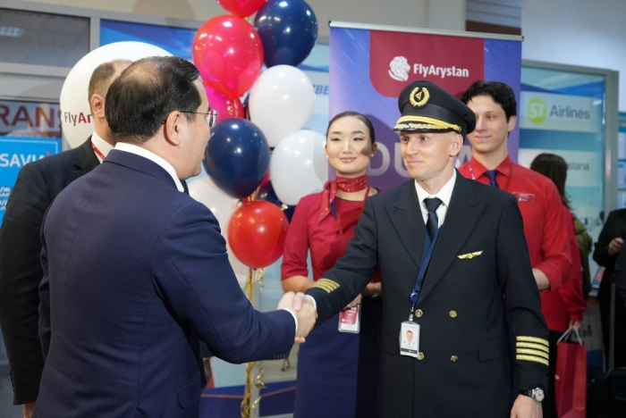 Первый рейс в Дубай авиакомпании FlyArystan вылетел из Актау