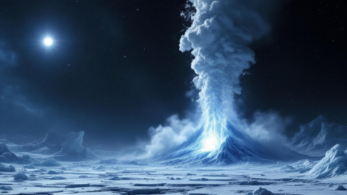 Ледяные вулканы: что выстреливает из жерла вместо лавы