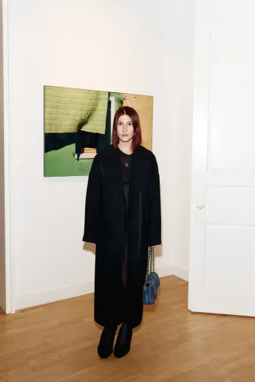 Константин Эрнст, Ольга Свиблова, Мария Миногарова с мужем и сын Анны Михалковой на открытии выставки в Москве