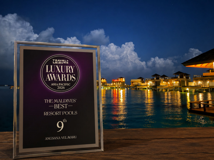 Курорт Angsana Velavaru получил премии Travel + Leisure Luxury Award Asia Pacific 2026