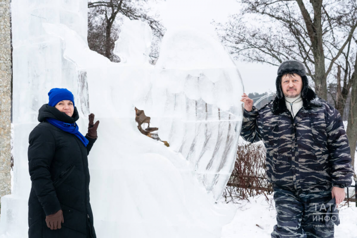 Семиметровые ангелы из снега, горки и пряники: как Раифа готовится к Крещению и Рождеству