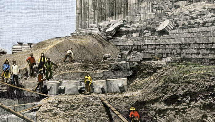 7 интересных фактов об Акрополе: цветной мрамор, исчезнувшая богиня и древняя метеостанция