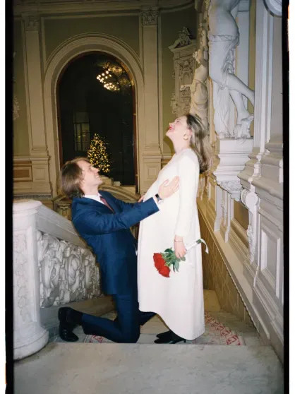 Художница Маша Янковская показала новые фото со свадьбы с возлюбленным, от которого ждёт ребёнка