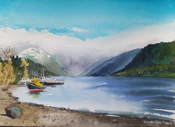 "Все думают, что я живу в горах". Как художница через картины исследует энергию Алтая