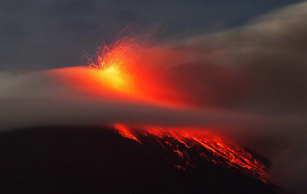 Вид на Помпеи