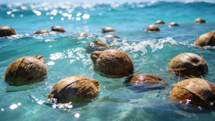 Кто и зачем бросает в море кокосы