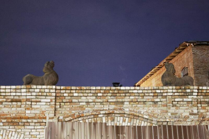 Знаменитые чугунные львы вернулись на фасад универмага дома купцов Суховых в Барнауле