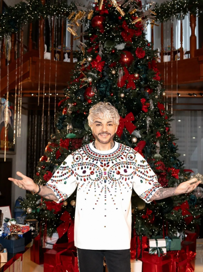 Сушки вместо шаров и гирлянды, которые видно из космоса: самые красивые новогодние елки российских звезд 2026