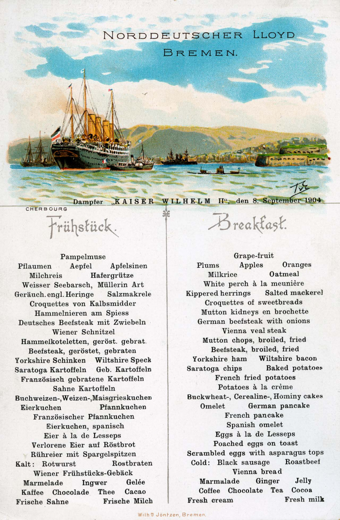 À la carte: краткая история ресторанного меню