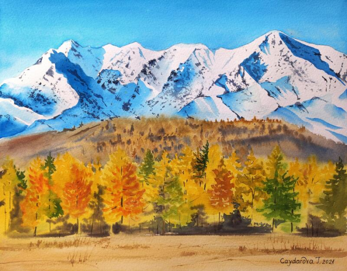 "Все думают, что я живу в горах". Как художница через картины исследует энергию Алтая