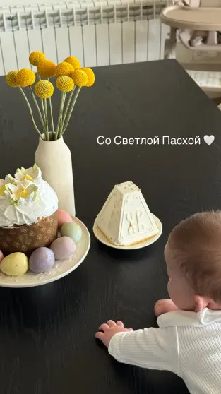 Корзины с цветами и фото из храма: как Виктория и Олег Шеляговы, Яна Рудковская, Татьяна Навка и другие звёзды отметили Пасху