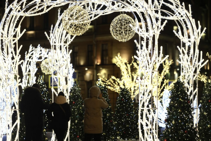 В Петербурге создали больше десятка мест для уникальных новогодних фото