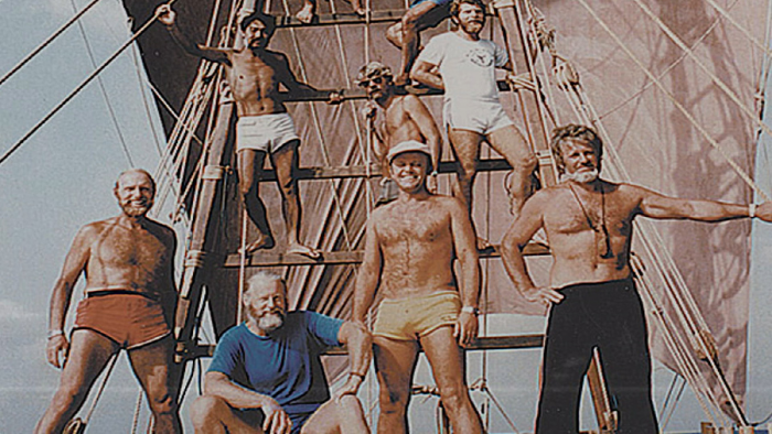 Юрий Сенкевич и Тур Хейердал