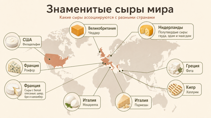 2000 сортов сыра мы знаем сегодня — как появились самые знаменитые?