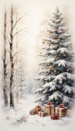 Новогодние обои на телефон. 80+ вертикальных картинок на заставку для праздничного настроения