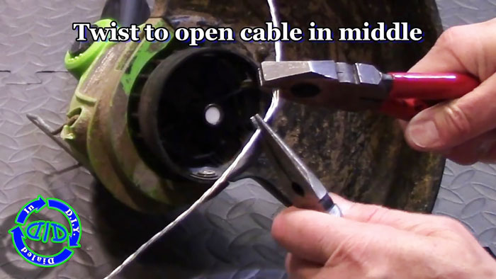 Замена лески на тросик в садовом триммере