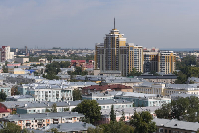 Кирпичный ритм и Барнаул с высоты. Как сейчас выглядит масштабная стройка "Сахаров Парка"