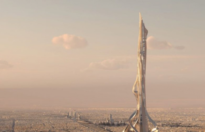 Рендеры двухкилометровой башни Rise Tower, которая станет самым высоким зданием планеты