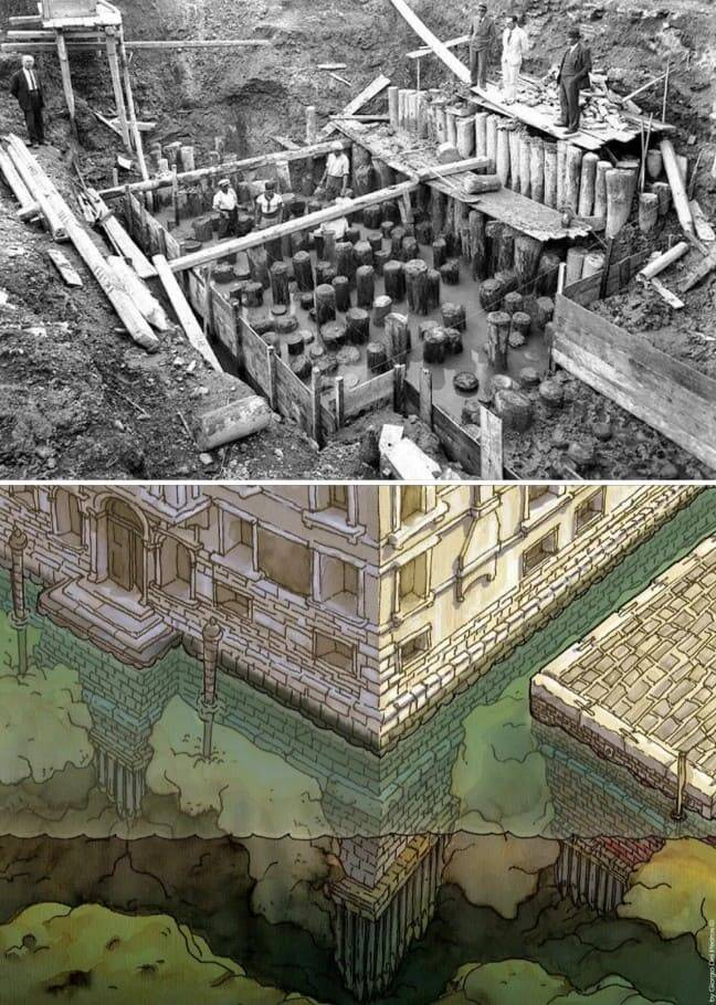 Почему Венеция уже много столетий не разрушается и не уходит под воду