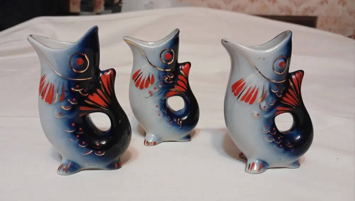 Фарфоровые рыбки из СССР: для чего на самом деле предназначался этот сервиз из серванта