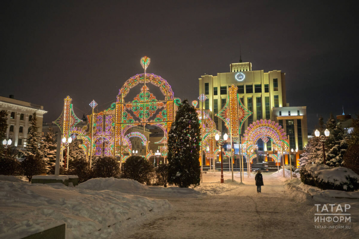 С наступающим! – Казань в новогоднем убранстве