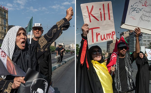 «Смерть Америке! Смерть Трампу!» В Иране хоронят аятоллу Али Хаменеи. Обстановка в Тегеране и кадры события в репортаже «Ленты.ру»