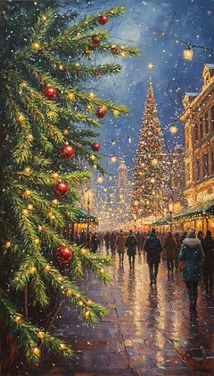 Новогодние обои на телефон. 80+ вертикальных картинок на заставку для праздничного настроения