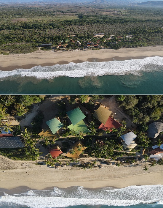 Бамбуковые домики на деревьях, которые не требуют подключения к коммуникациям